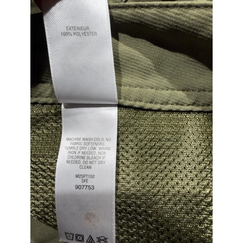 Cabelas 32 Bridge Mens 36 Hiking Pants Olive Green Roll Up Cargo M25PT150 SFE